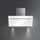 BUTTERFLY Cappa Falmec parete cm.90 inox/vetro bianco o nero 800mc